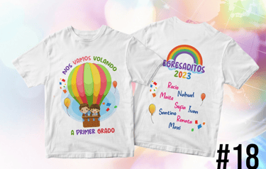 Remera para egresaditos de Jardin de Infantes