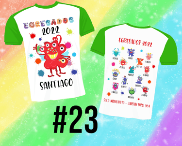 Remera para egresaditos de Jardin de Infantes
