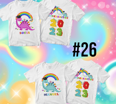 Remera para egresaditos de Jardin de Infantes