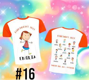 Remera para egresaditos de Jardin de Infantes
