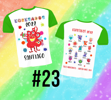 Remera para egresaditos de Jardin de Infantes