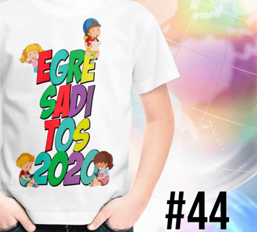 Remera para egresaditos de Jardin de Infantes