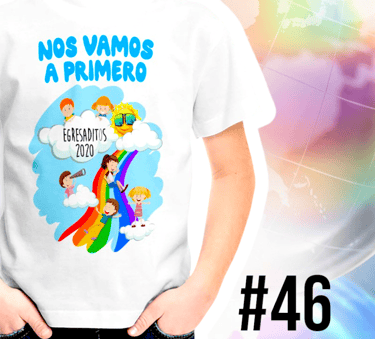 Remera para egresaditos de Jardin de Infantes