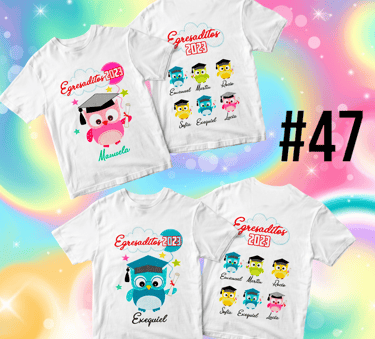 Remera para egresaditos de Jardin de Infantes