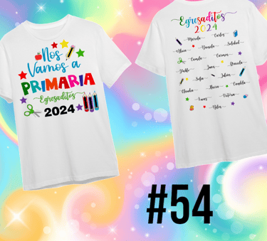 Remera para egresaditos de Jardin de Infantes