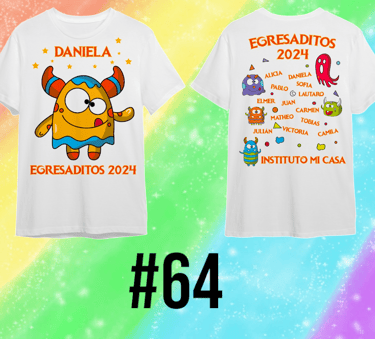 Remera para egresaditos de Jardin de Infantes