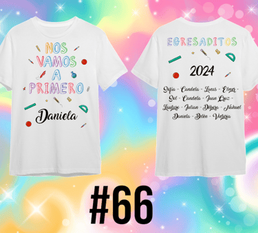 Remera para egresaditos de Jardin de Infantes