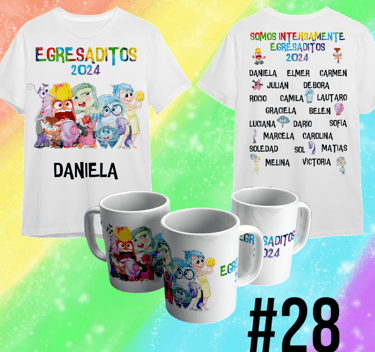 Remera para egresaditos de Jardin de Infantes