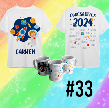 Remera para egresaditos de Jardin de Infantes