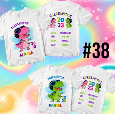Remera para egresaditos de Jardin de Infantes