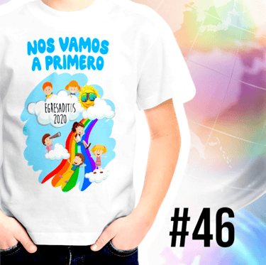 Remera para egresaditos de Jardin de Infantes