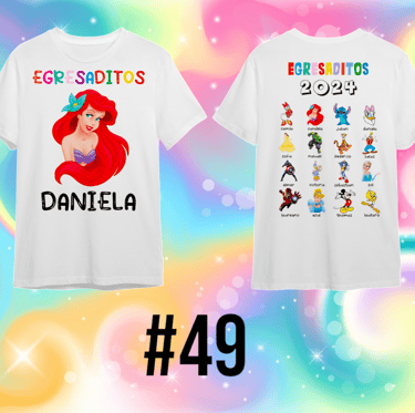 Remera para egresaditos de Jardin de Infantes