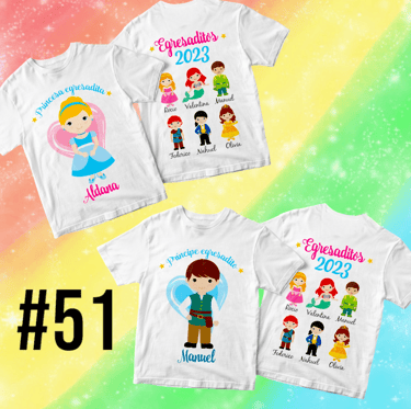 Remera para egresaditos de Jardin de Infantes