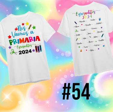 Remera para egresaditos de Jardin de Infantes