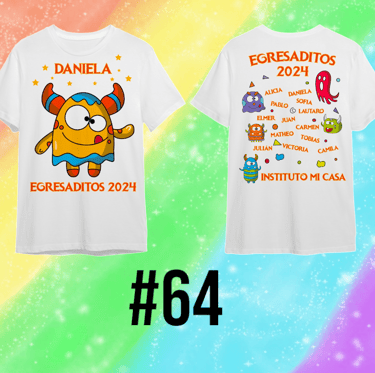 Remera para egresaditos de Jardin de Infantes