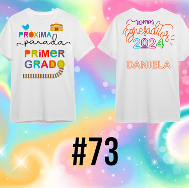 Remera para egresaditos de Jardin de Infantes