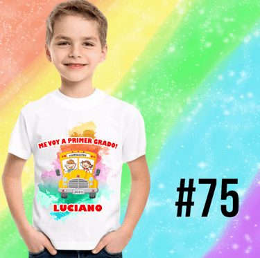 Remera para egresaditos de Jardin de Infantes
