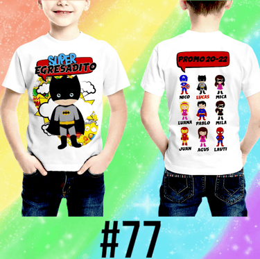 Remera para egresaditos de Jardin de Infantes