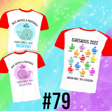 Remera para egresaditos de Jardin de Infantes