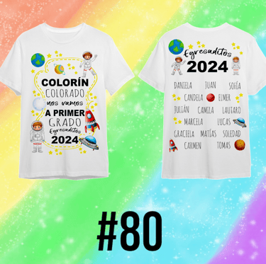 Remera para egresaditos de Jardin de Infantes