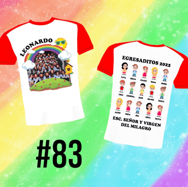 Remera para egresaditos de Jardin de Infantes